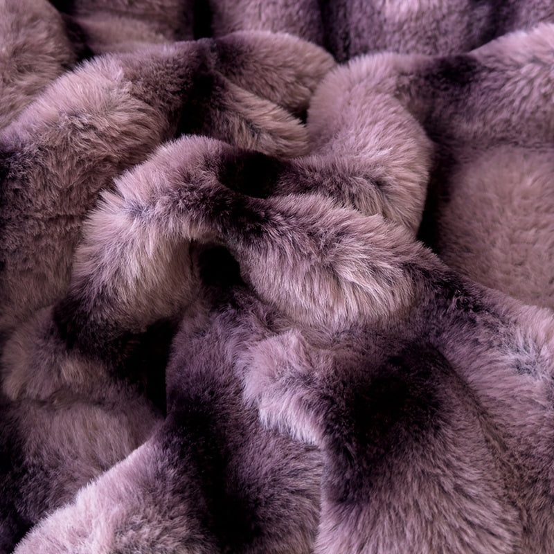 Conjunto de Cama 4 Peças em Veludo para o Inverno