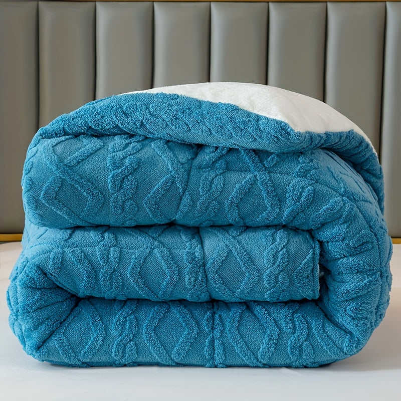 Edredom de Tafetá Jacquard Acolchoado, 6 Cores