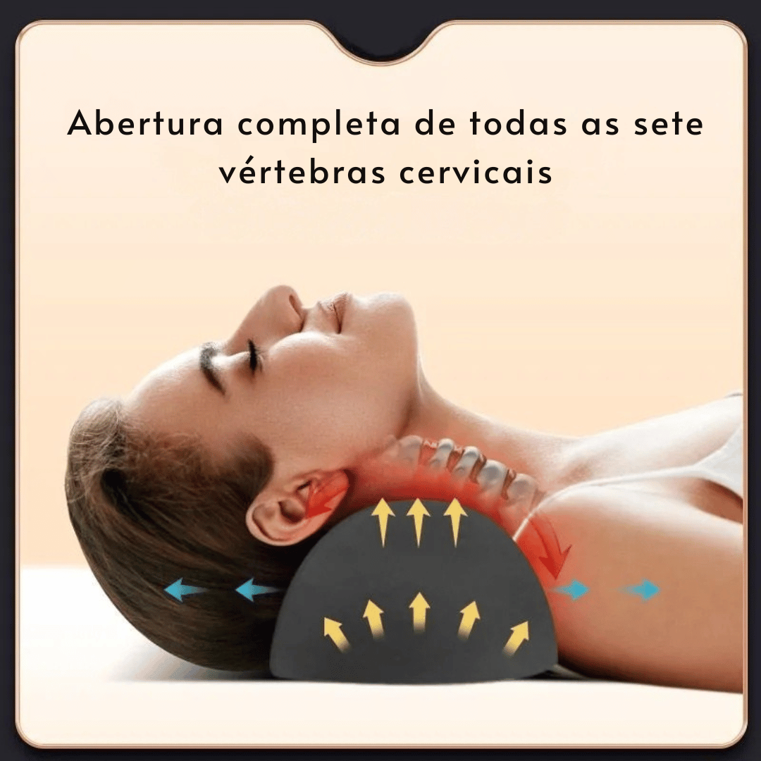Almofada Cervical de Fibra Siliconada, Capa Lavável