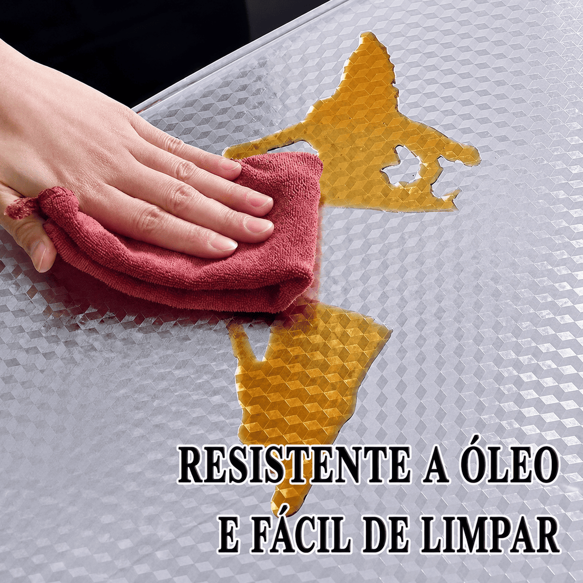 Papel Alumínio com Adesivo Para Cozinha