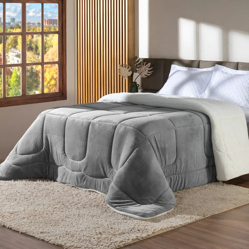 Coberdrom Dupla Face 3 Camadas, Queen 220x240 cm