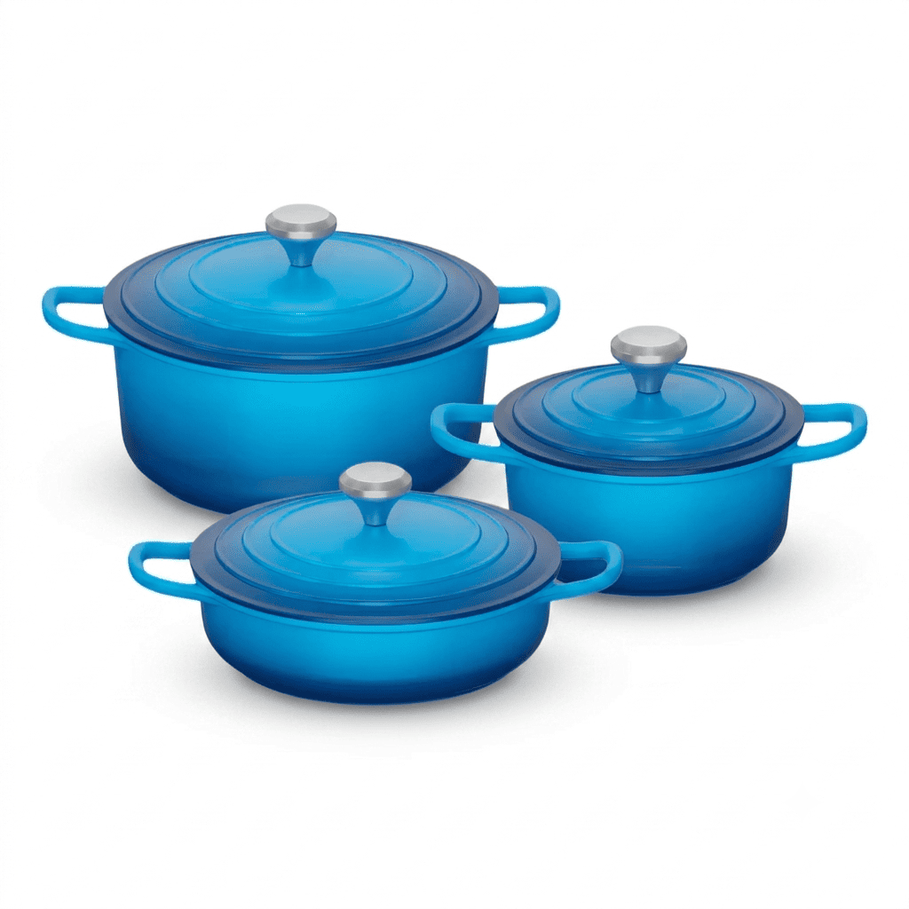 Kit Caçarolas Cerâmica 3 Tamanhos