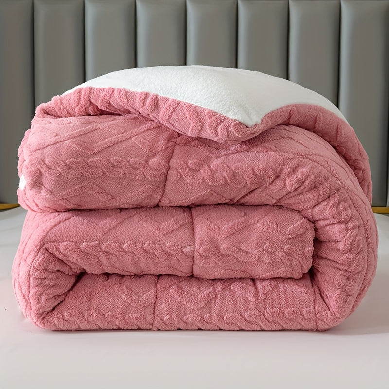 Edredom de Tafetá Jacquard Acolchoado, 6 Cores