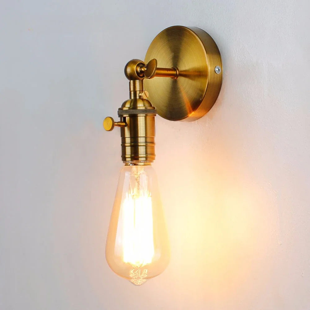 Americano retro estilo industrial balancim lâmpada de parede quarto lâmpada cabeceira corredor ajustável dobrável amazon ebay