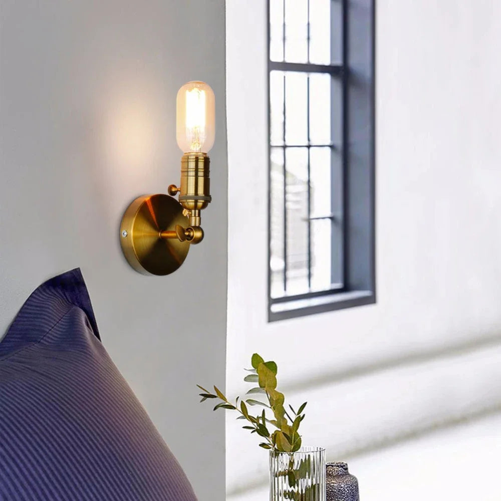 Americano retro estilo industrial balancim lâmpada de parede quarto lâmpada cabeceira corredor ajustável dobrável amazon ebay
