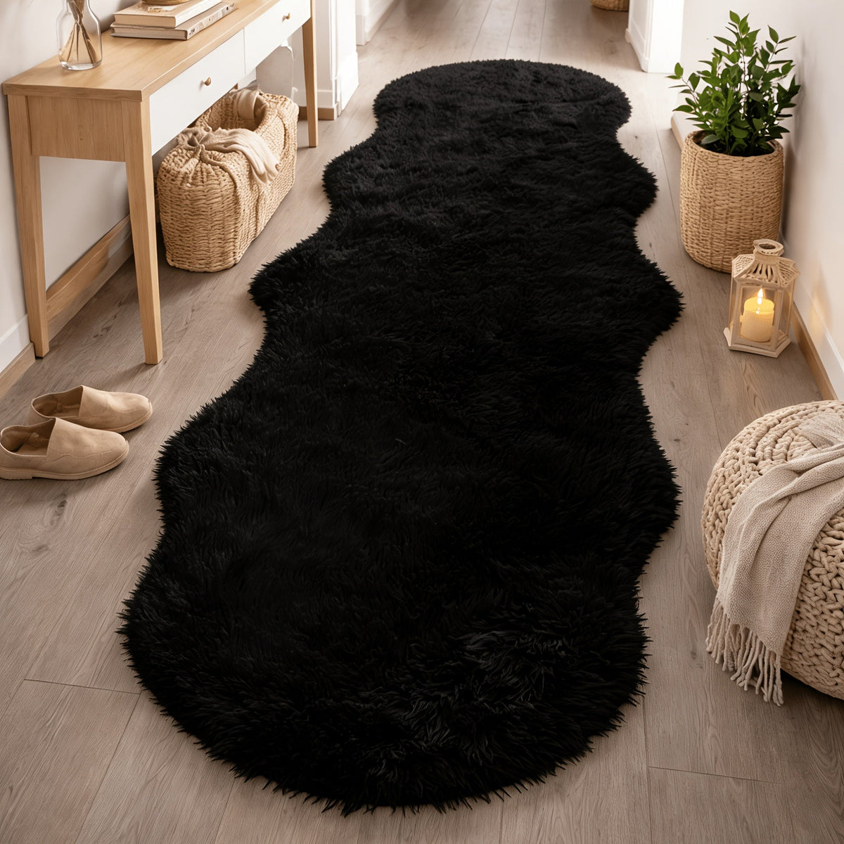 Tapete Pelo Alto Irregular 50x120cm