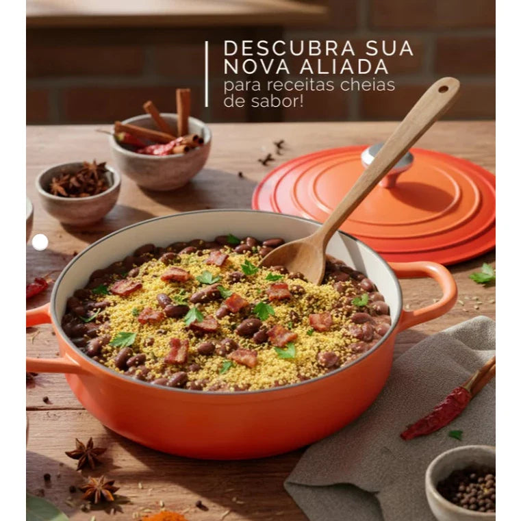 Kit Caçarolas Cerâmica 3 Tamanhos