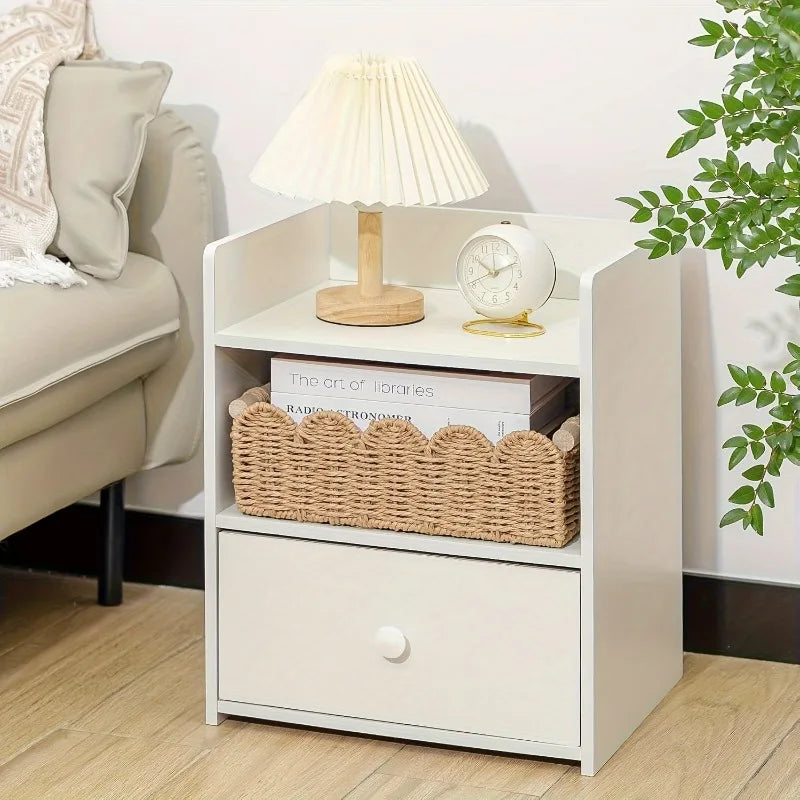 Cesta Escalopada de Corda com Alças de Madeira, 35 cm