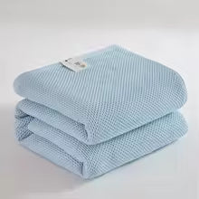 Cobertor de Algodão Sólido para Cama, Colcha Waffle Xadrez para Cama de Solteiro, Queen, King, Cobertores para Sofá, Manta para Sofá, Lençol, Colcha de Verão