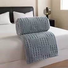 Cobertor Jacquard de Cor Sólida, Multi-Funcional, Confortável, de Algodão e Veludo, Cobertor para Soneca