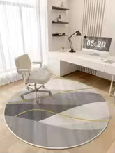Estilo moderno tapetes para o quarto minimalista sala de estar decoração redonda antiderrapante tapete macio cabeceira lavável estudo