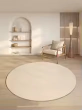 Estilo moderno tapetes para o quarto minimalista sala de estar decoração redonda antiderrapante tapete macio cabeceira lavável estudo