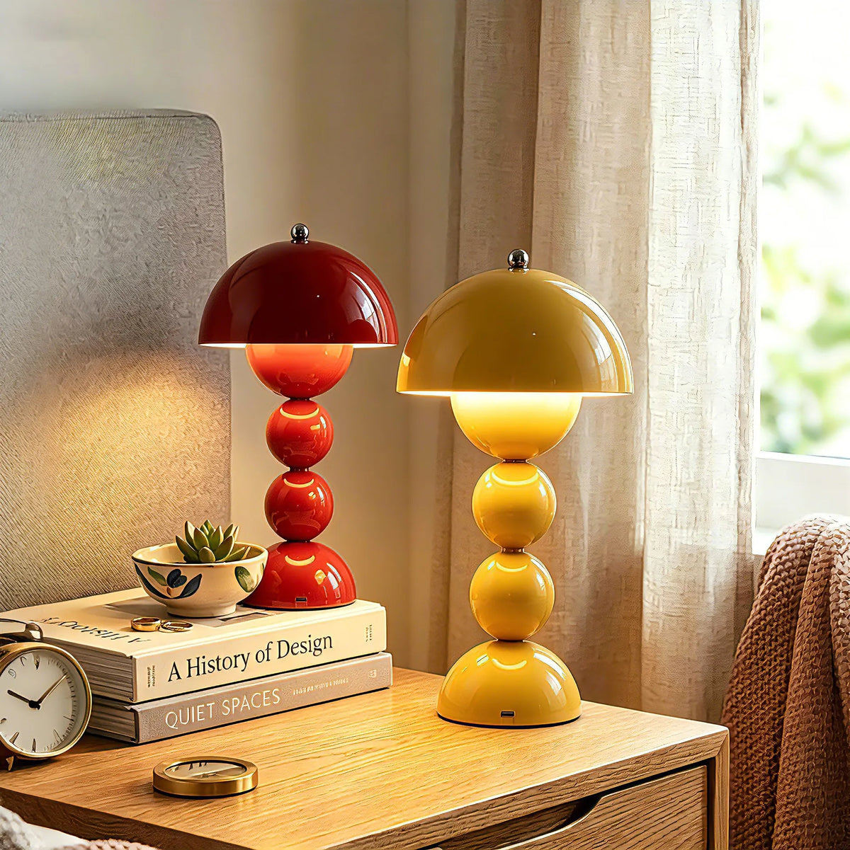 Luminária de mesa LED nórdica com interruptor de toque metálico, ideal para quarto, cabeceira, mesa de cabeceira, decoração de sala de estar e mesa de jantar, luz LED.