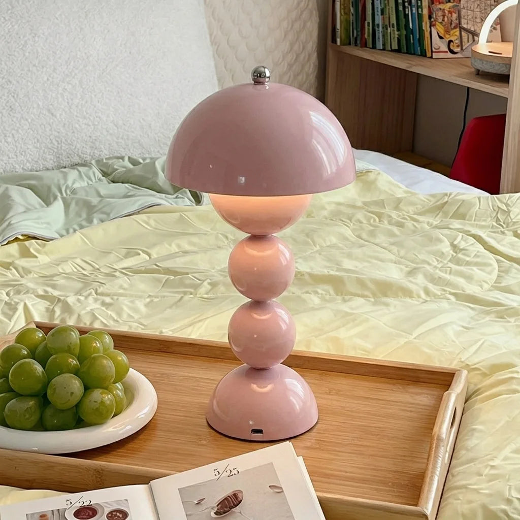Luminária de mesa LED nórdica com interruptor de toque metálico, ideal para quarto, cabeceira, mesa de cabeceira, decoração de sala de estar e mesa de jantar, luz LED.