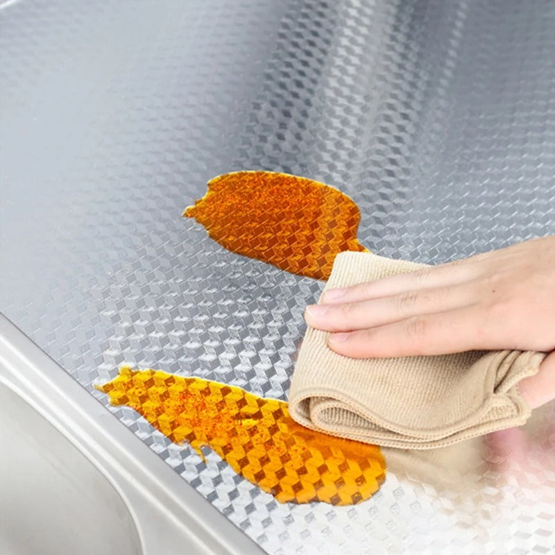 Papel Alumínio com Adesivo Para Cozinha