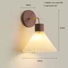 Nordic conduziu a lâmpada de parede moderna luz parede madeira iluminação interior decoração do quarto arandelas para cabeceira quarto sala estar do hotel e27 lâmpada