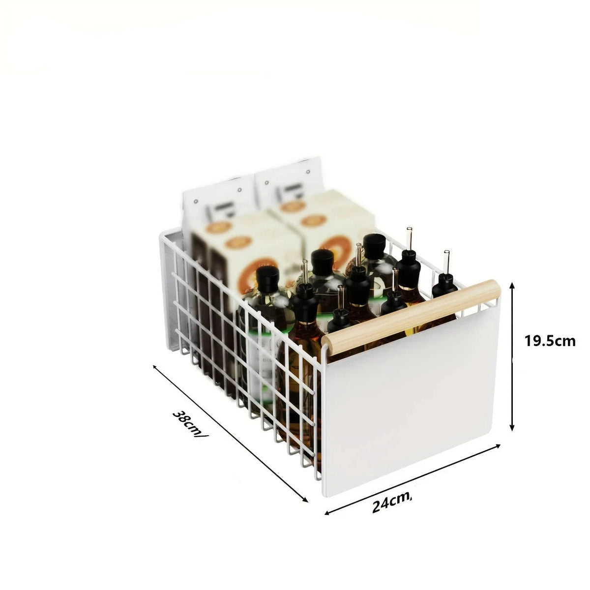Organizador Deslizante Multifuncional para Armário de Cozinha