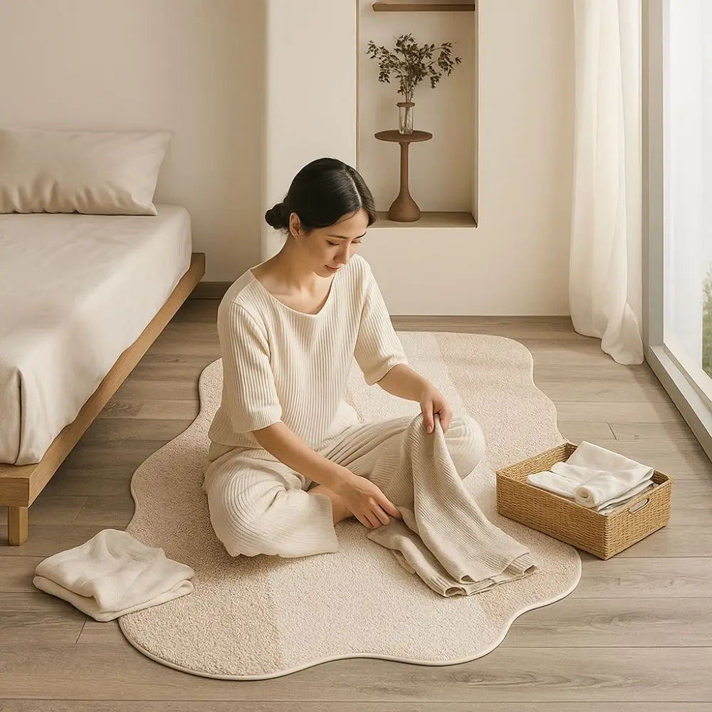 Tapete Minimalista para Quarto 50-120cm Acrílico