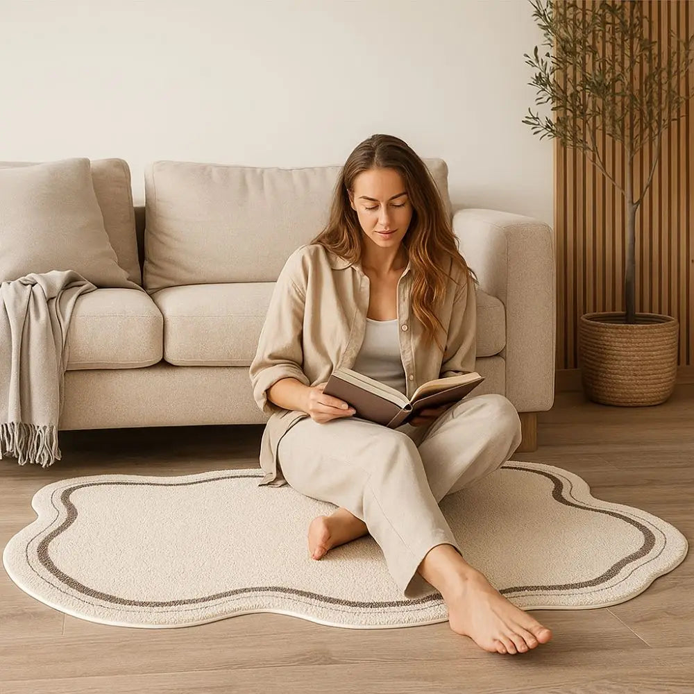 Tapete Minimalista para Quarto 50-120cm Acrílico