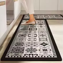 Vikama americano retro cozinha tapete de lama diatomácea absorvente limpar banheiro antiderrapante à prova dwaterproof água decoração para casa