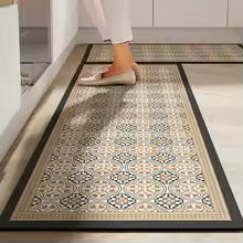 Vikama americano retro cozinha tapete de lama diatomácea absorvente limpar banheiro antiderrapante à prova dwaterproof água decoração para casa