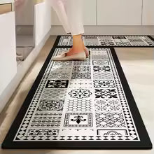 Vikama americano retro cozinha tapete de lama diatomácea absorvente limpar banheiro antiderrapante à prova dwaterproof água decoração para casa