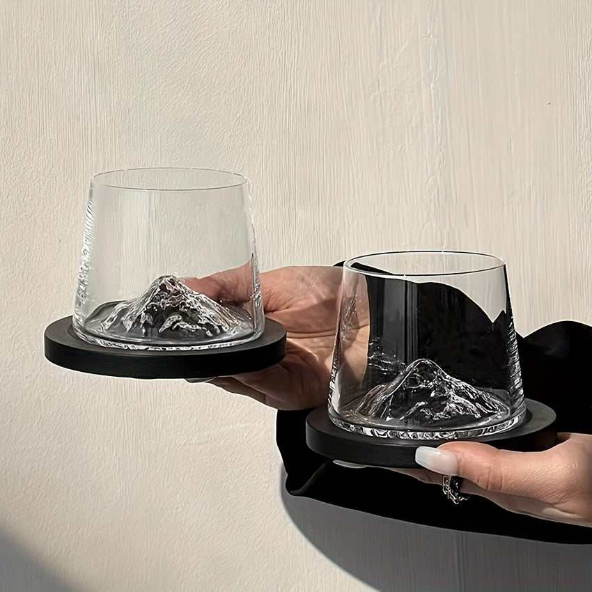 Copos de Whisky em Vidro Tipo Cristal, Kit 2 a 6 Peças