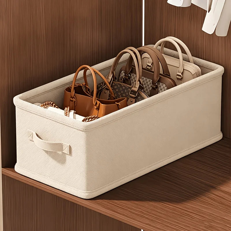 Caixa Organizadora de Bolsas com Divisórias para Closet