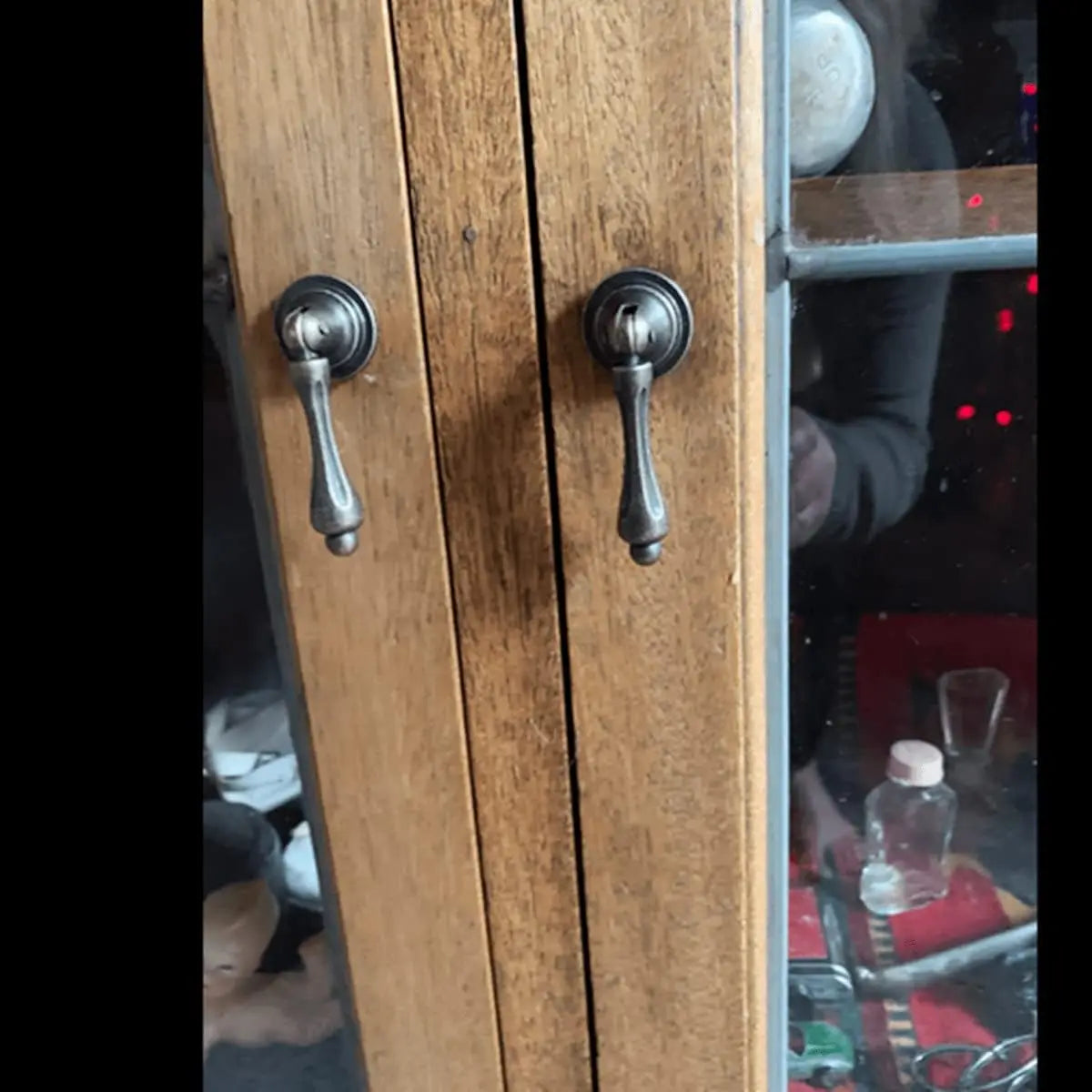 10 pçs antigo latão maçaneta da porta móveis armário gaveta guarda-roupa puxar botões para caixa de madeira com parafusos ferragem decoração casa