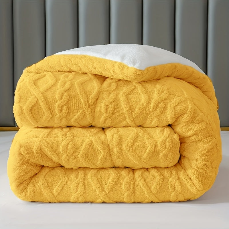 Edredom de Tafetá Jacquard Acolchoado, 6 Cores