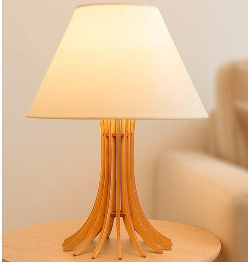 Abajur em MDF Cortado a Laser com Luz de Ambiente