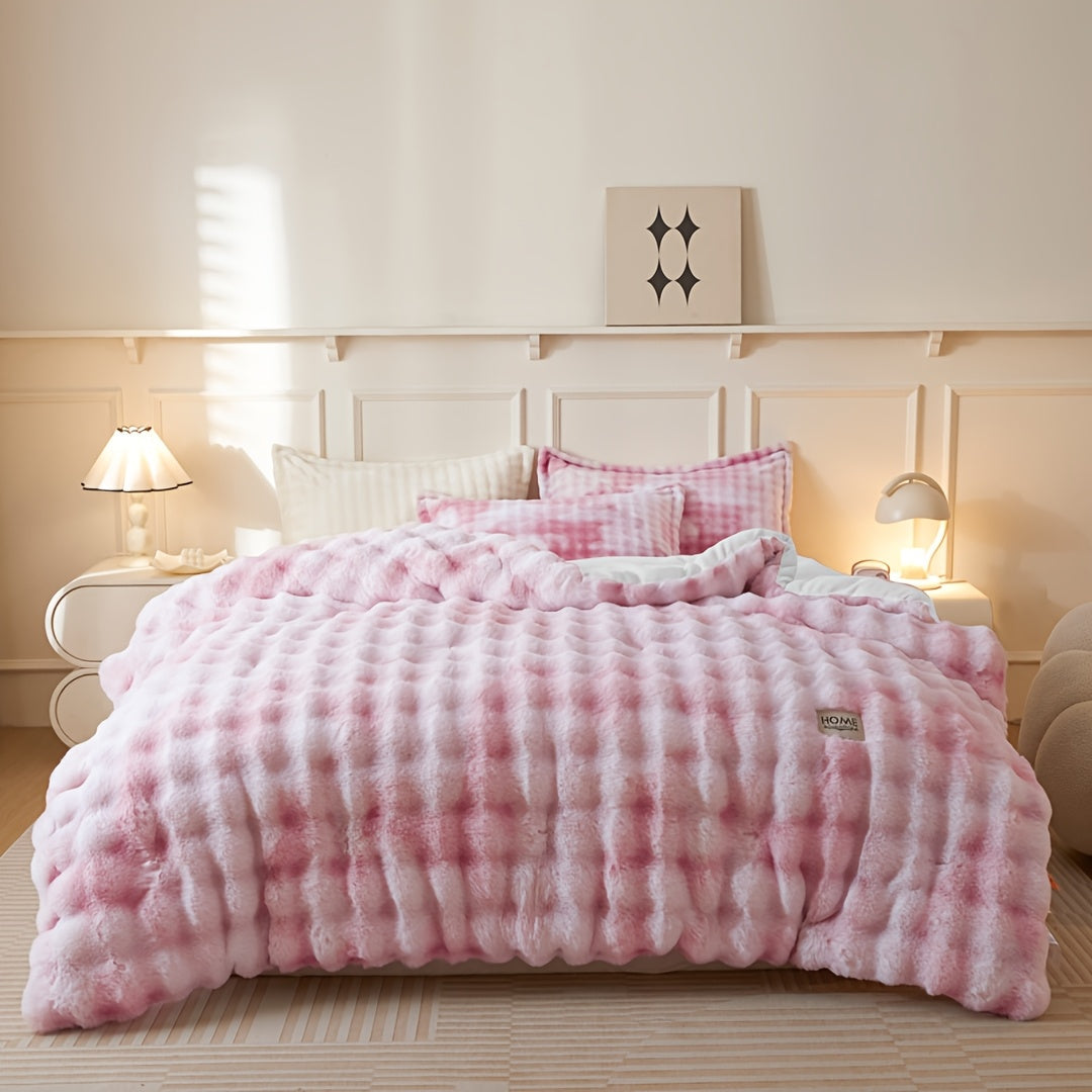 Edredom de Fleece Dupla Face Quentinho de Inverno
