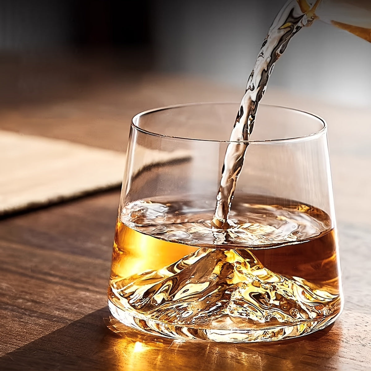 Copos de Whisky em Vidro Tipo Cristal, Kit 2 a 6 Peças