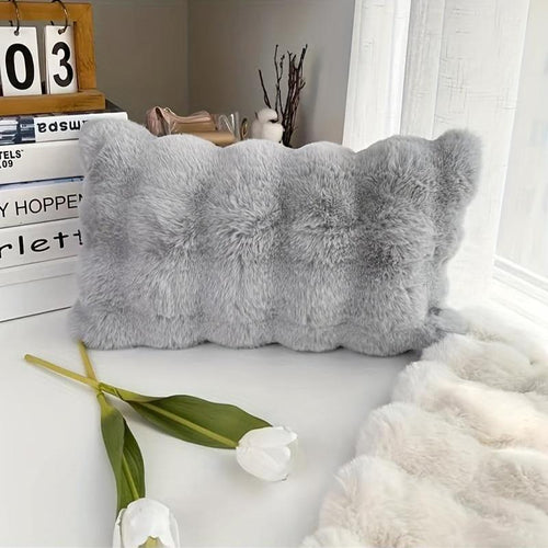 Almofada Decorativa de Pelúcia Coelho para Sofá e Quarto