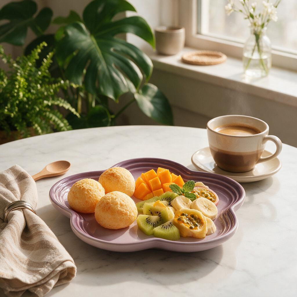 Prato Jantar Porcelana Floral