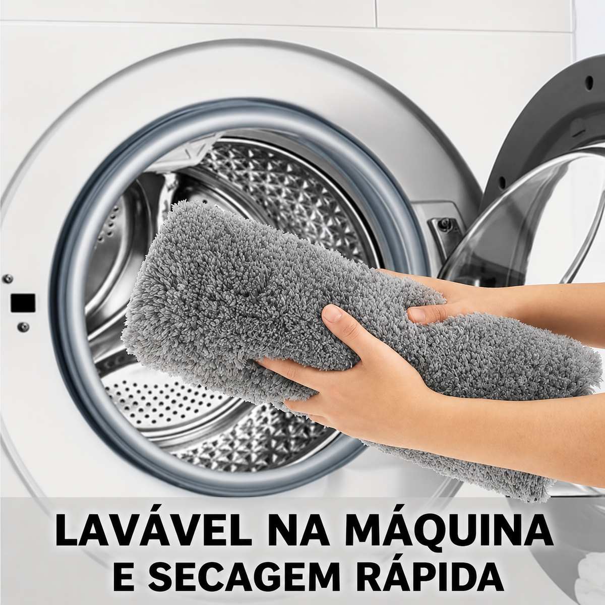 Tapete Banheiro Aveludado Antiderrapante