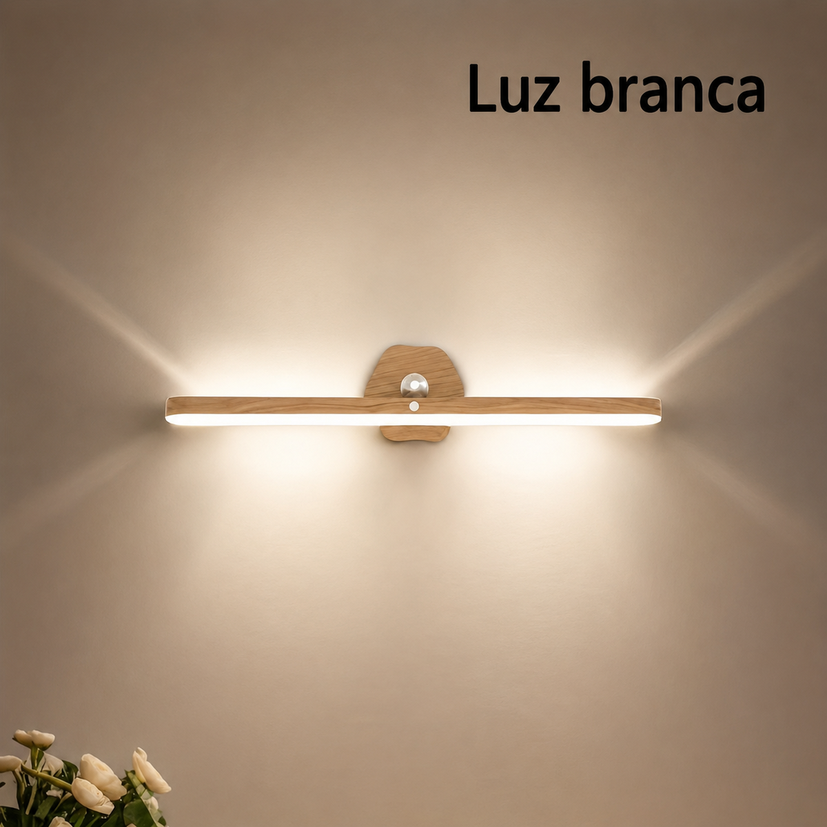 Fita LED com Fixação Magnética e Toque, 3 Brilhos