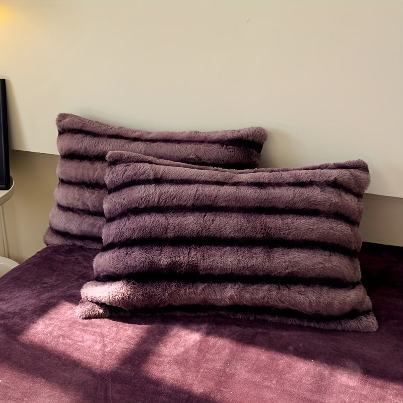 Conjunto de Cama 4 Peças em Veludo para o Inverno