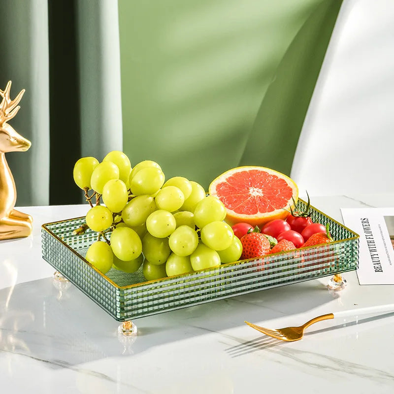 Bandeja Luxo Nordic para Lanches e Frutas - 6 Divisões