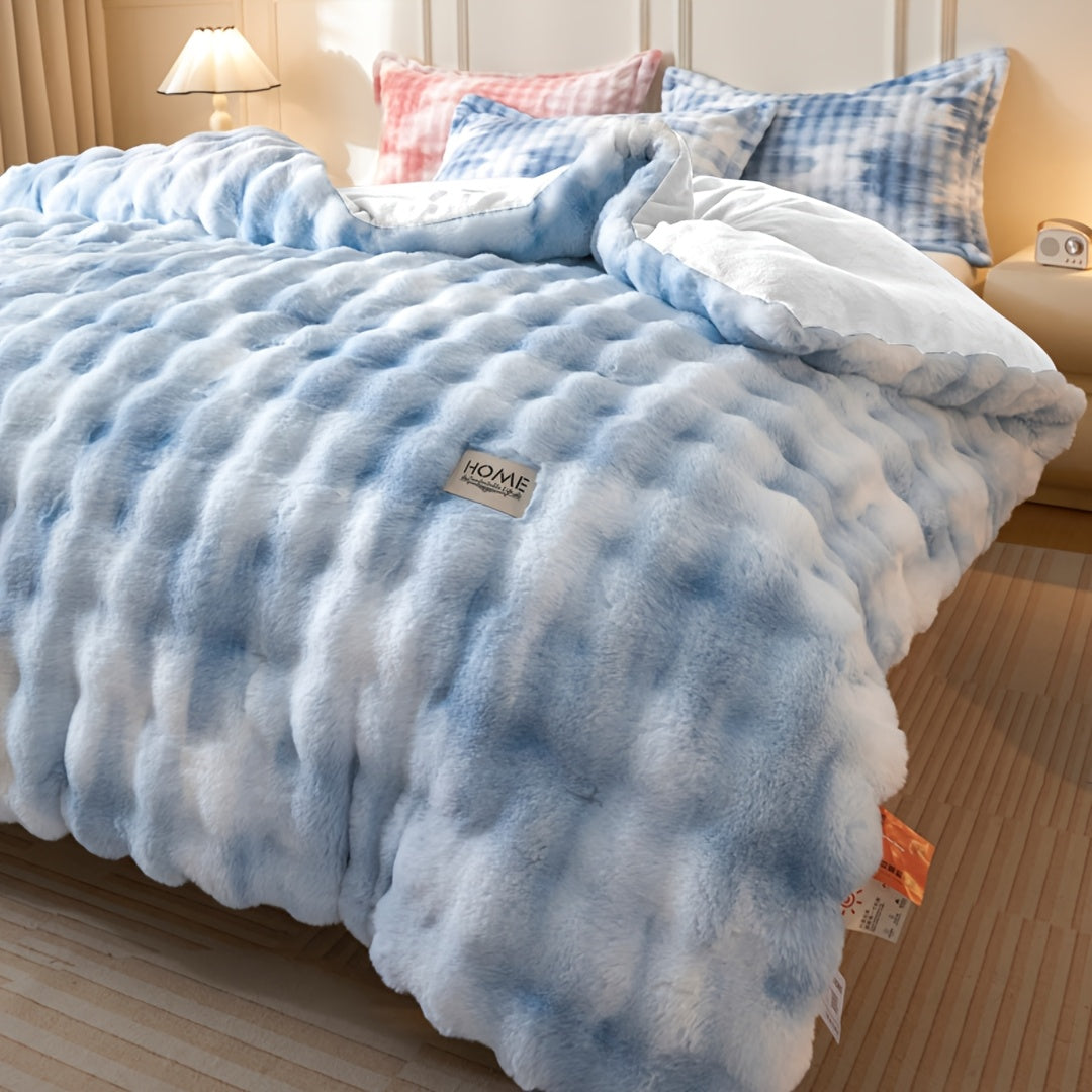 Edredom de Fleece Dupla Face Quentinho de Inverno