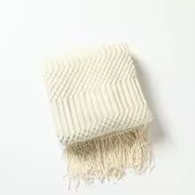 Cáqui presente cobertor de malha com borlas grosso vintage luxo fazenda lance colcha cobertor de grandes dimensões capa manta para sofá