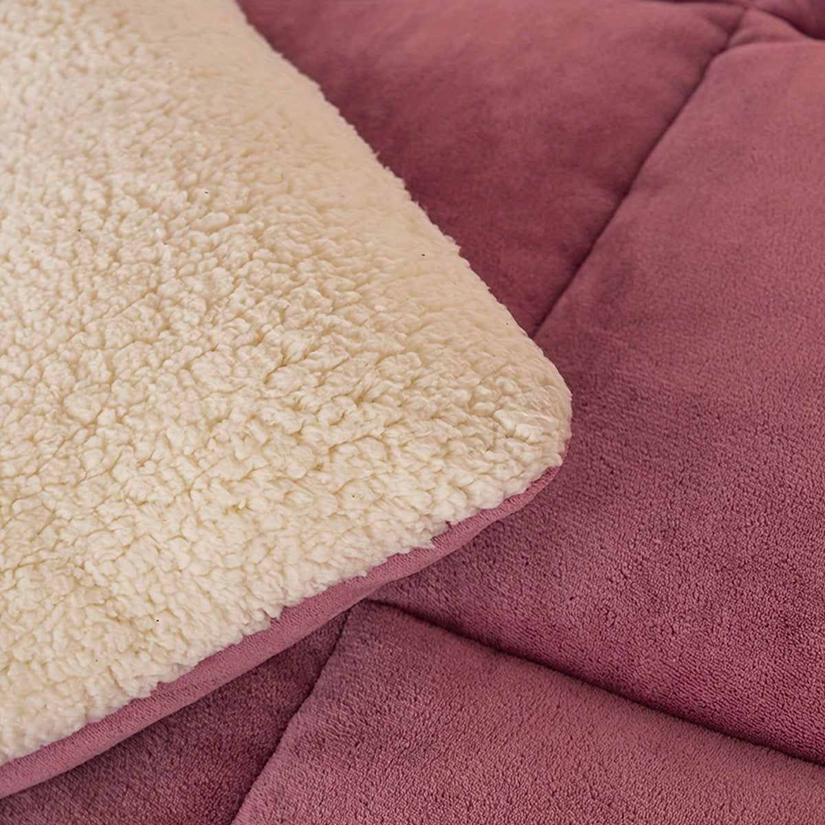 Colcha Acolchoada Pesada de Veludo para o Inverno