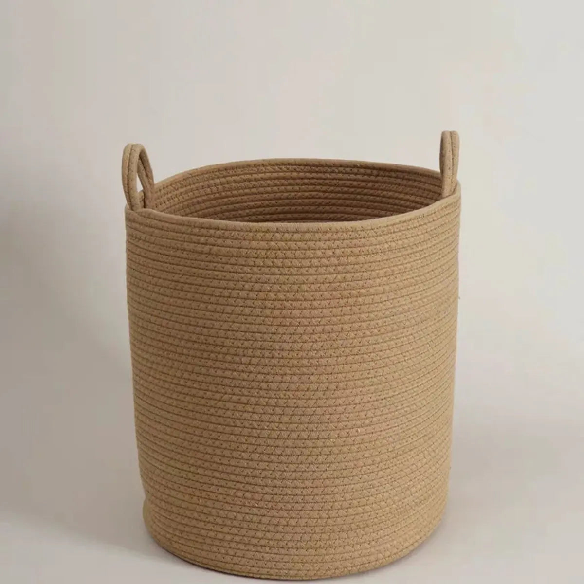 Cesto Redondo de Corda com Alças, 3 Tamanhos