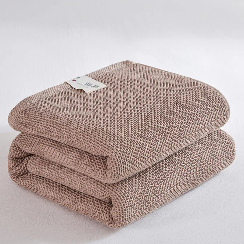 Cobertor de Algodão Sólido para Cama, Colcha Waffle Xadrez para Cama de Solteiro, Queen, King, Cobertores para Sofá, Manta para Sofá, Lençol, Colcha de Verão