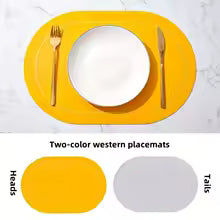 Conjunto de jogos americanos de couro de mesa de 1/4/6 peças, laváveis para jantar, tapetes impermeáveis com isolamento antiderrapante resistente ao calor