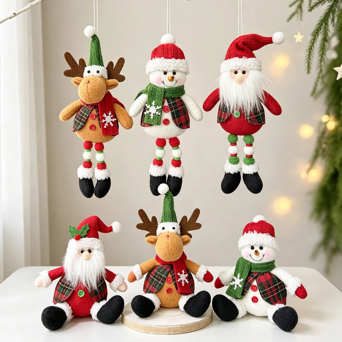 Enfeites de Pelúcia para Árvore de Natal