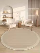 Estilo moderno tapetes para o quarto minimalista sala de estar decoração redonda antiderrapante tapete macio cabeceira lavável estudo
