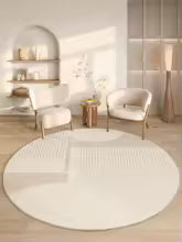Estilo moderno tapetes para o quarto minimalista sala de estar decoração redonda antiderrapante tapete macio cabeceira lavável estudo