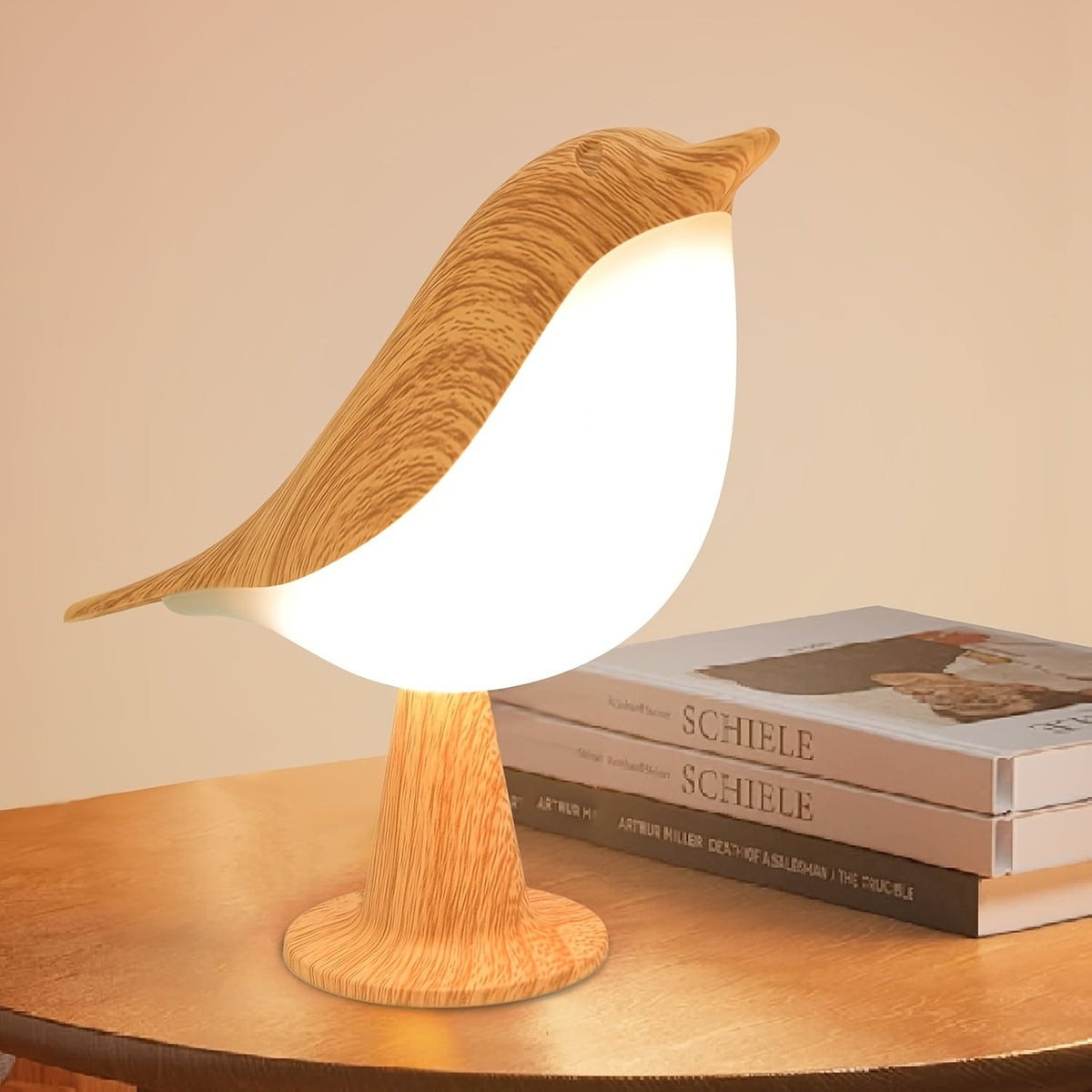 Luminária Pássaro com Sensor de Toque e USB, 2 Cores