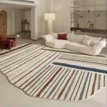 Formas irregulares sala de estar decoração tapete estilo moderno para o quarto casa engrossar tapete de pelúcia fofo macio lounge tapete